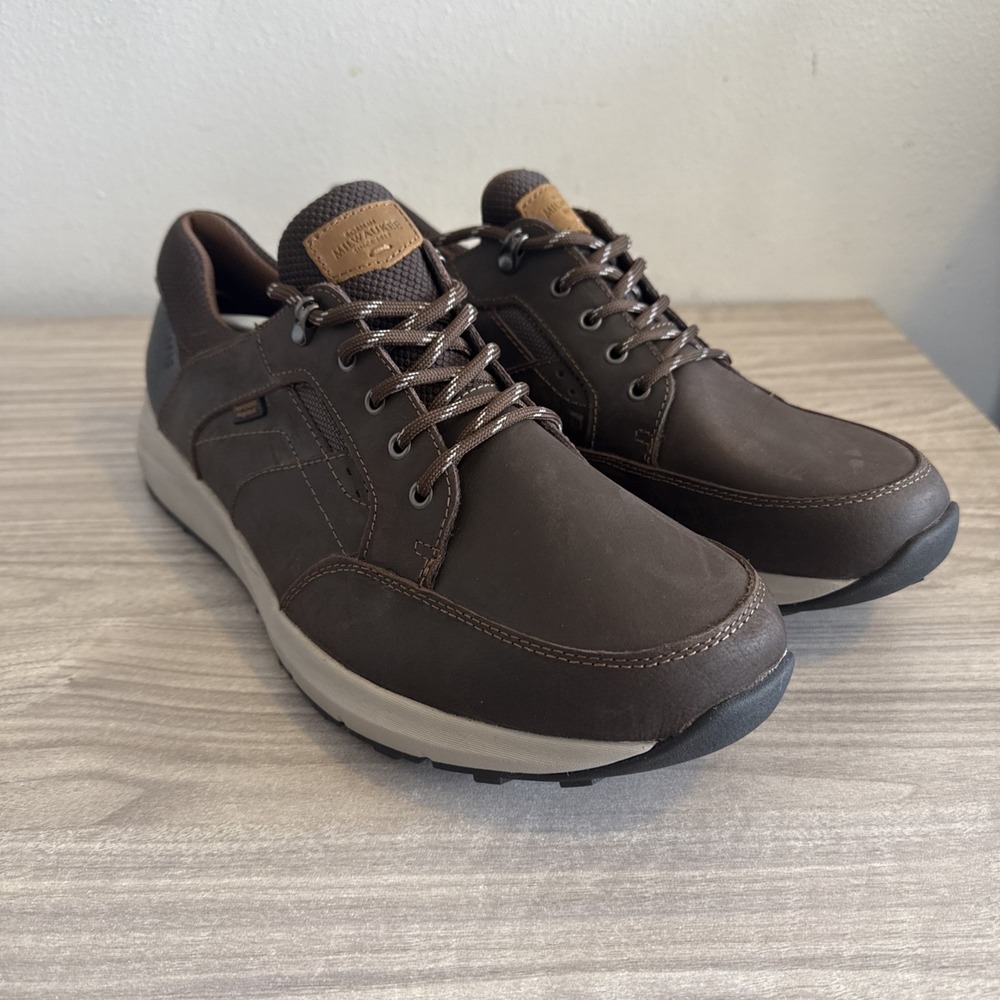 Nunn Bush Shoes Mens Sz 14M Kore Brown Walking 84936-215 City Lace‎ Up Casual - Picture 5 of 11